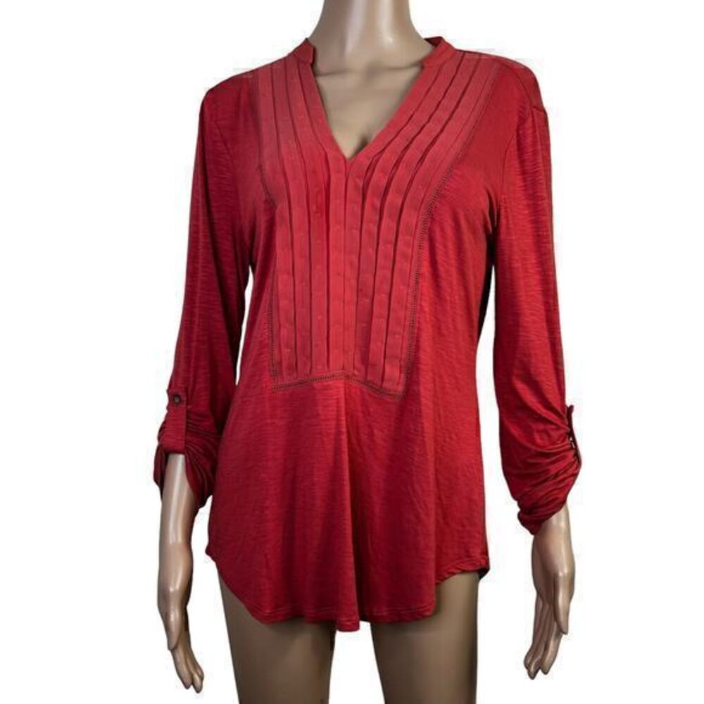Dolan Womenβs Top Blouse Red Pullover Size 0